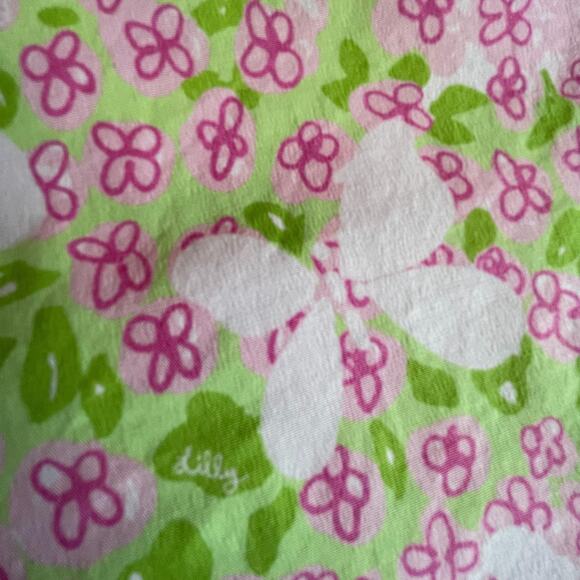 Lilly Pulitzer Pink Gossip Butterfly Mini Skirt Size 2 - Picture 5 of 7